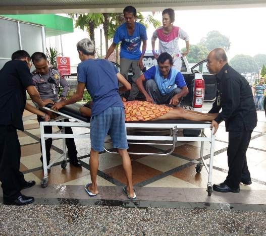 Korban tertabrak kereta api