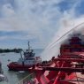 kapal terbakar cilacap