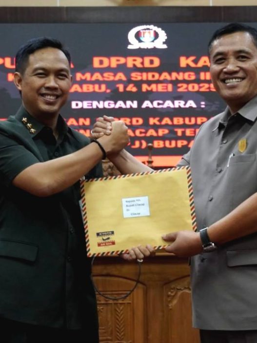 Bupati terima rekomendasi lkpj tahun 2024 dari dprd