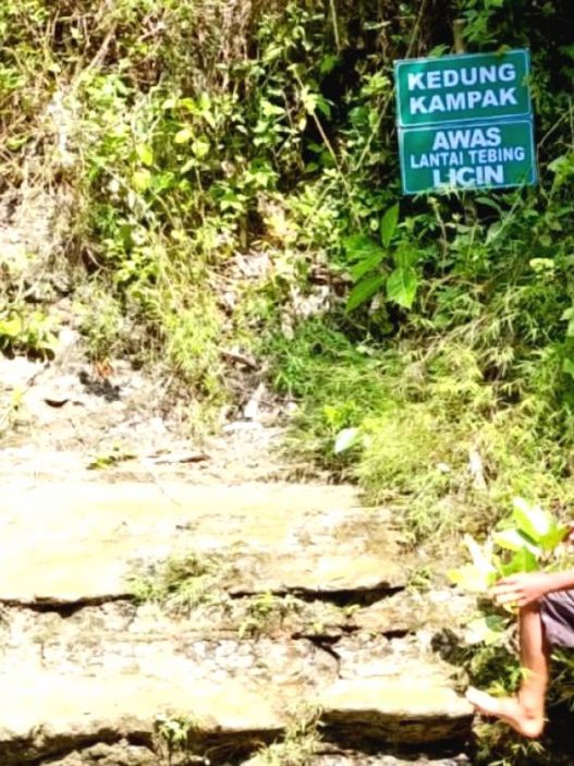 Larang mandi bagi pengunjung kedung kampak