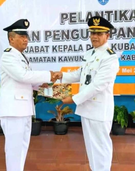 Pelantikan penjabat kepala desa kubangkangkung