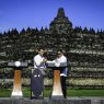Presiden macron kunjungi borobudur