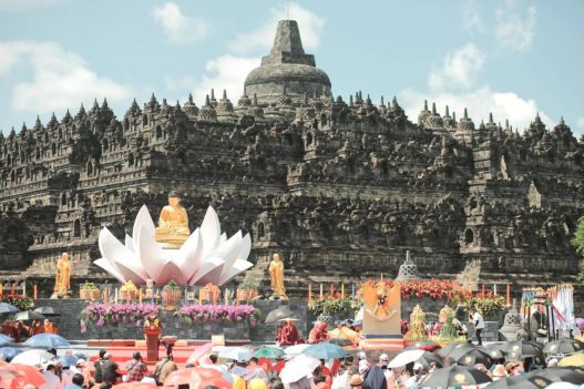 Rangkaian perayaan hari raya waisak di borobudur