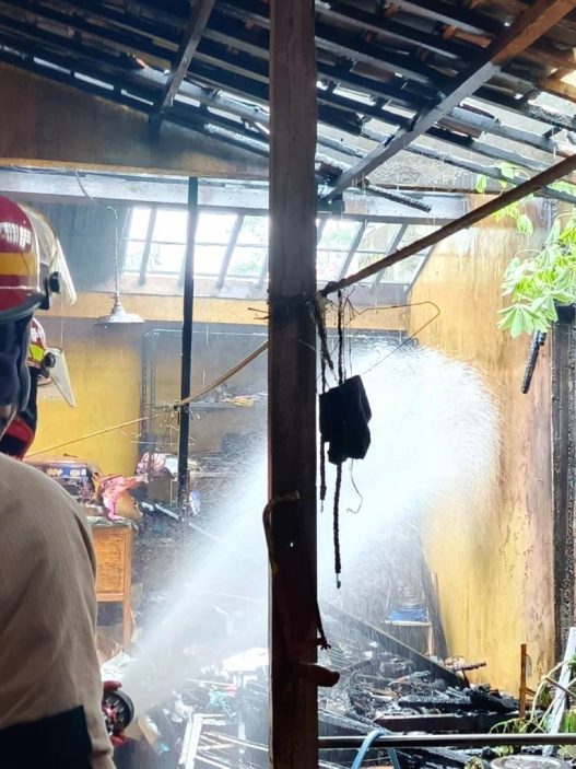 Rumah tebakar akibat lalai matikan tungku