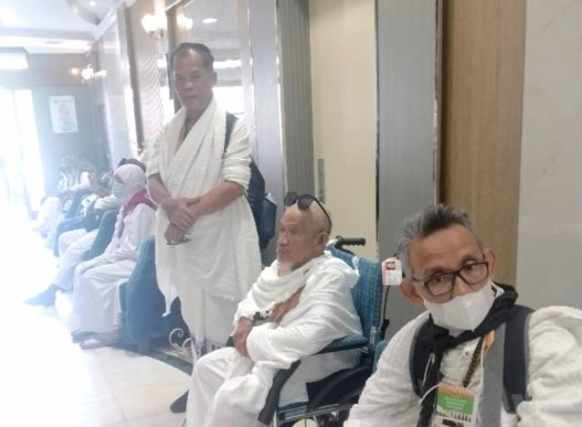 Sebagian jemaah calhaj alami batuk dan pilek