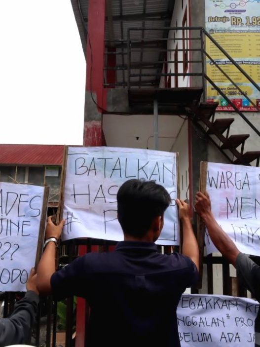 Warga sikapat tolak hasil p3d