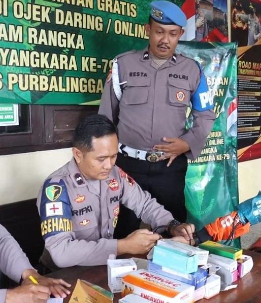 150 ojol dapat pemeriksaan kesehatan gratis