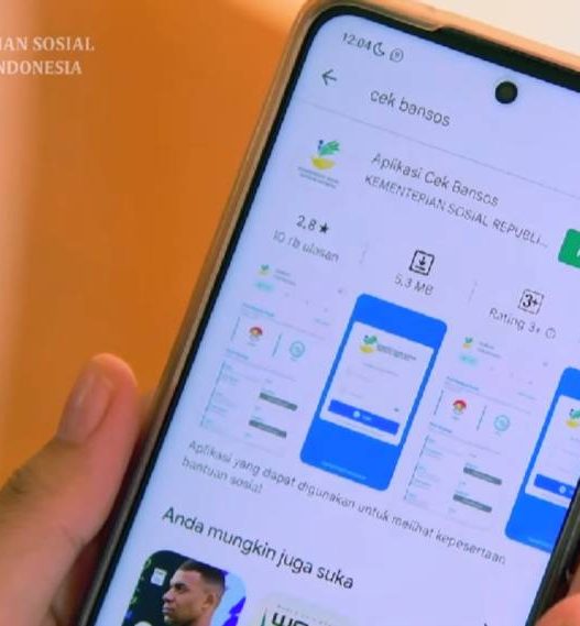 Aplikasi cek bansos resmi kemensos