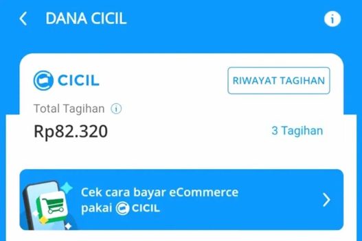 Cara instan aktifkan dana cicil di aplikasi dana