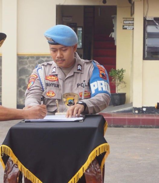 Kapolsek bojongsari resmi berganti