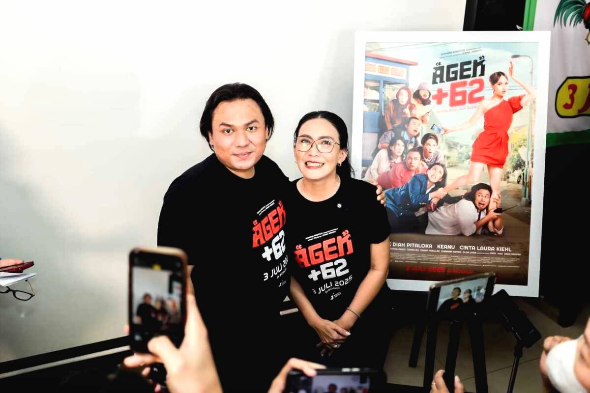 Keanu dan rieke dalam film agen +62