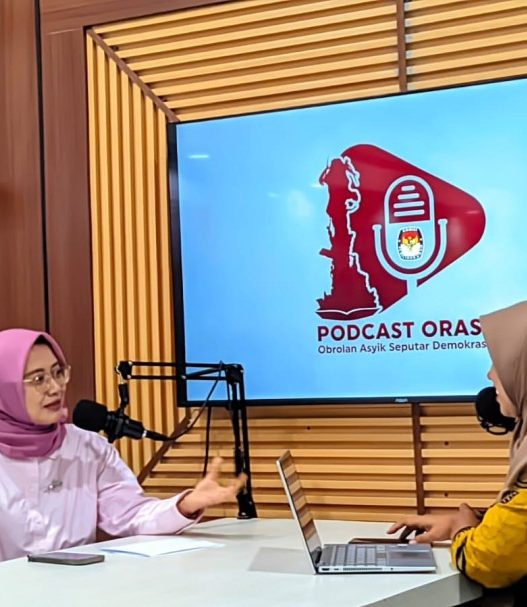 Kpu edukasi masyarakat melalui podcast orasi