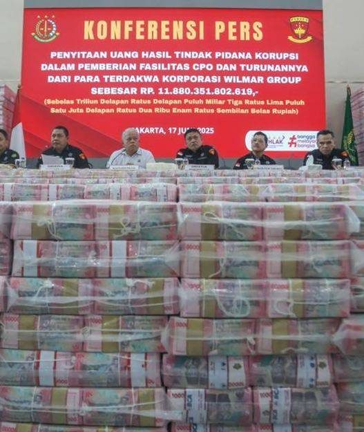 Rekor kejagung sita rp 118 t dari kasus korupsi migor pt wimar