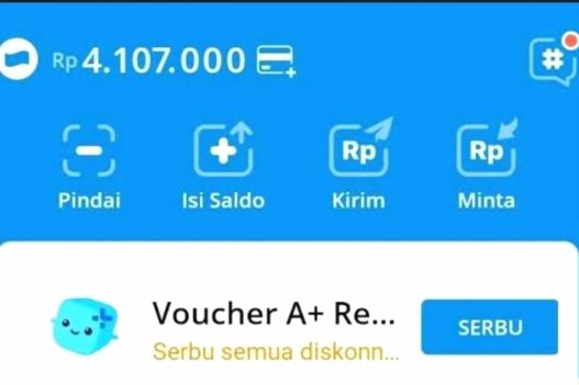 Saldo dana rp4 juta