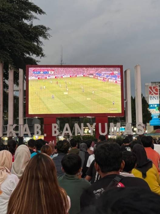 Tetap meriah meski garuda kalah