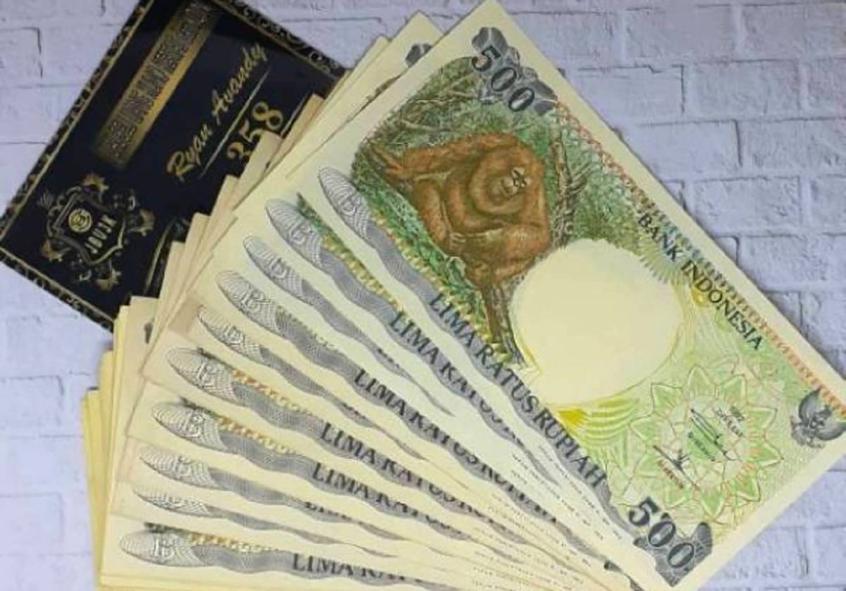 Uang 500 rupiah tahun 1992 bergambar orangutan