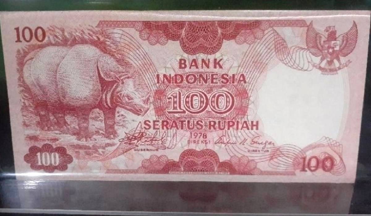 Uang kertas 100 rupiah tahun 1978