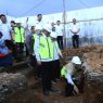 Usai terbakar setahun lalu, pasar karangkobar kembali dibangun