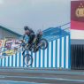 Atraksi motor bikin deg degan, aksi pocil mengagumkan