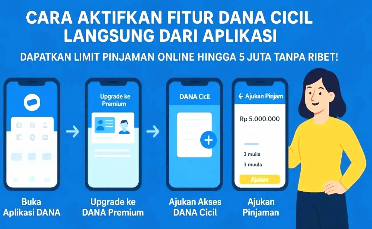 Cara akitfikan dana cicil