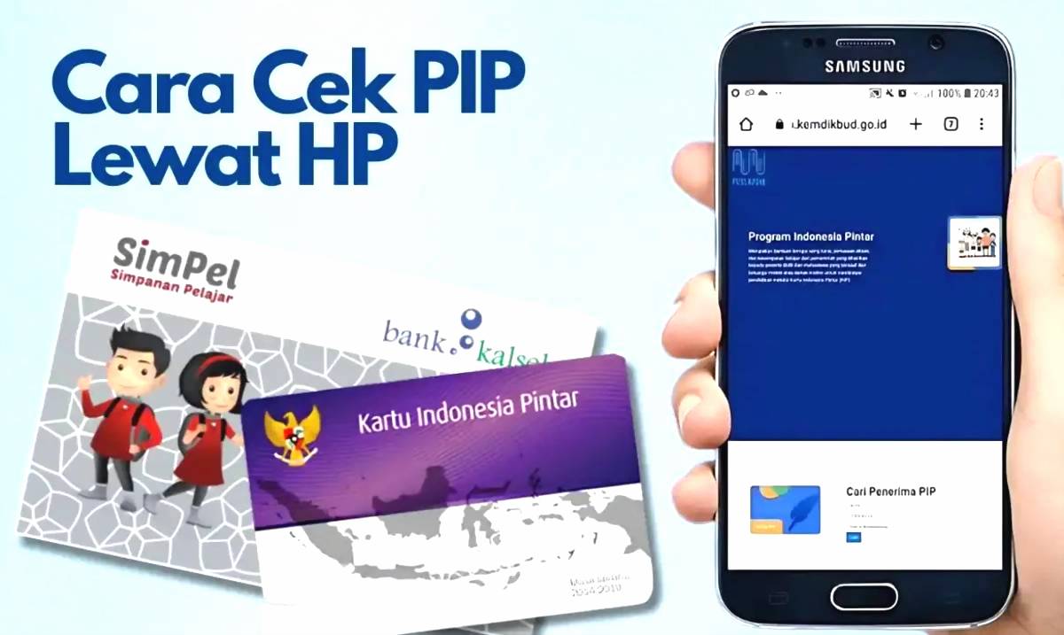 Cara cek penerima pip lewat hp melalui aplikasi sipintar