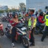 Dua minggu, 961 kendaraan ditilang dan 1.060 teguran