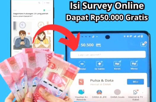 Isi survey online di aplikasi populix bisa dapat saldo dana rp50 ribu sekali main