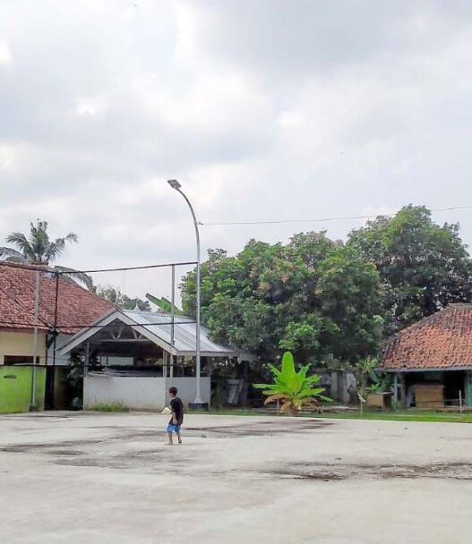 Lapangan takraw belum siap dipakai