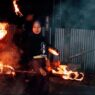 Menari dengan api, menjaga tradisi tetap lestari