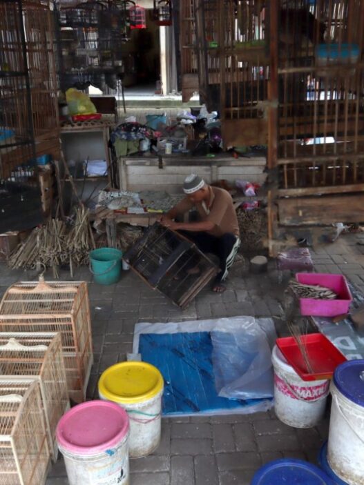 Pasar peksi bacingah sepi pengunjung