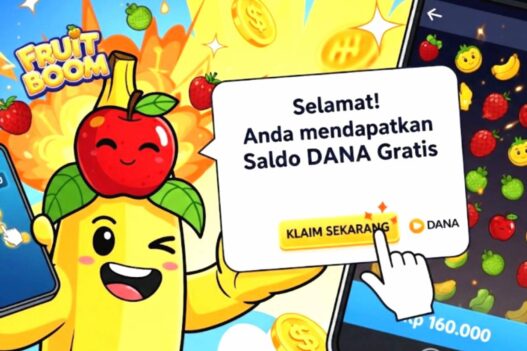 Peluang mendapatkan saldo dana gratis hingga rp400.000 kini semakin mudah, hanya dengan memainkan game seru bernama fruit boom