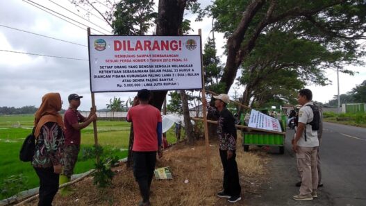 Pembuang bandel, larangan diabaikan