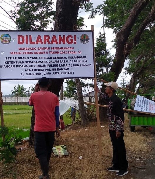 Pembuang bandel, larangan diabaikan