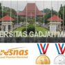 UGM Raih Peringkat Pertama Kampus Paling Berprestasi Nasional 2025 versi Puspresnas, ungguli ITS dan UB dengan total 669 medali dari berbagai ajang akademik dan non-akademik tingkat nasional