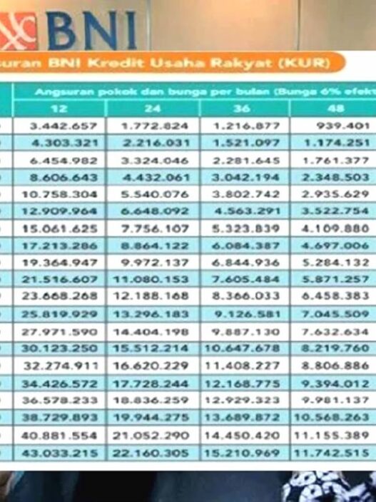 Simulasi kur bni dengan plafon rp500 juta