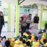 Siswa tk diajak jadi pelopor tertib berlalu lintas