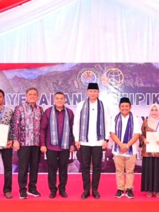 Sosialisasi sertifikasi tanah oleh pemerintah kepada warga lombok barat