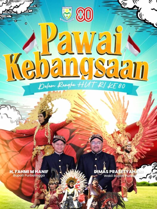 113 peserta ramaikan pawai kebangsaan purbalingga, ini rute dan jalan yang ditutup