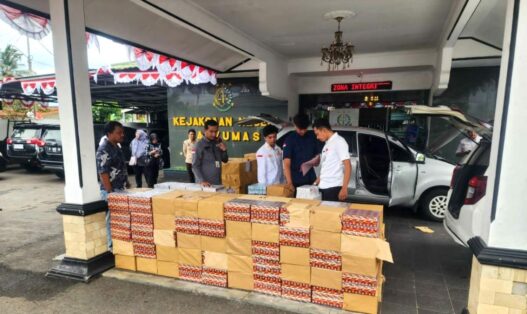 570 ribu batang rokok ilegal disita
