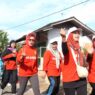 Acara jalan sehat merah putih di purwokerto