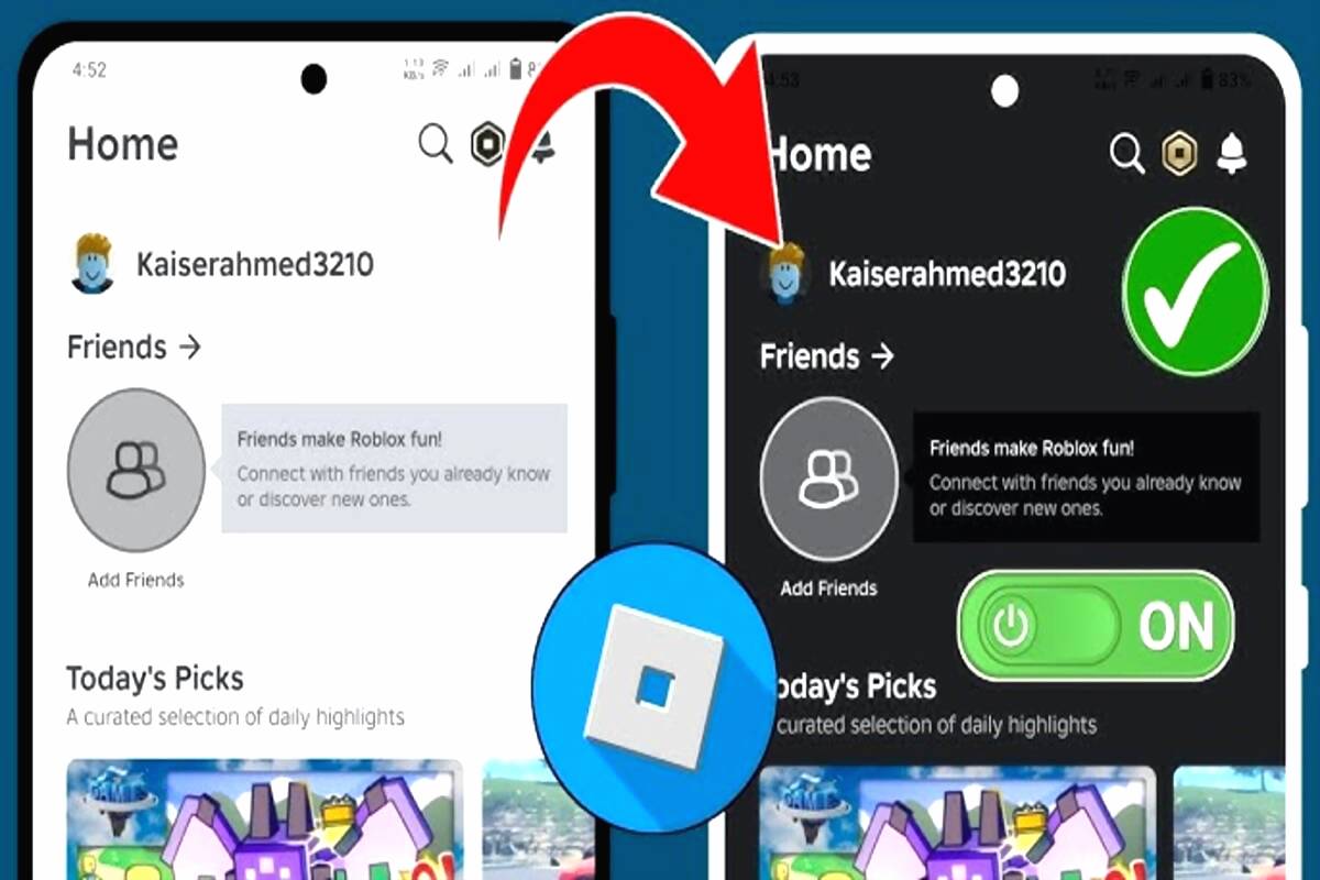 Cara mengaktifkan dark mode di roblox