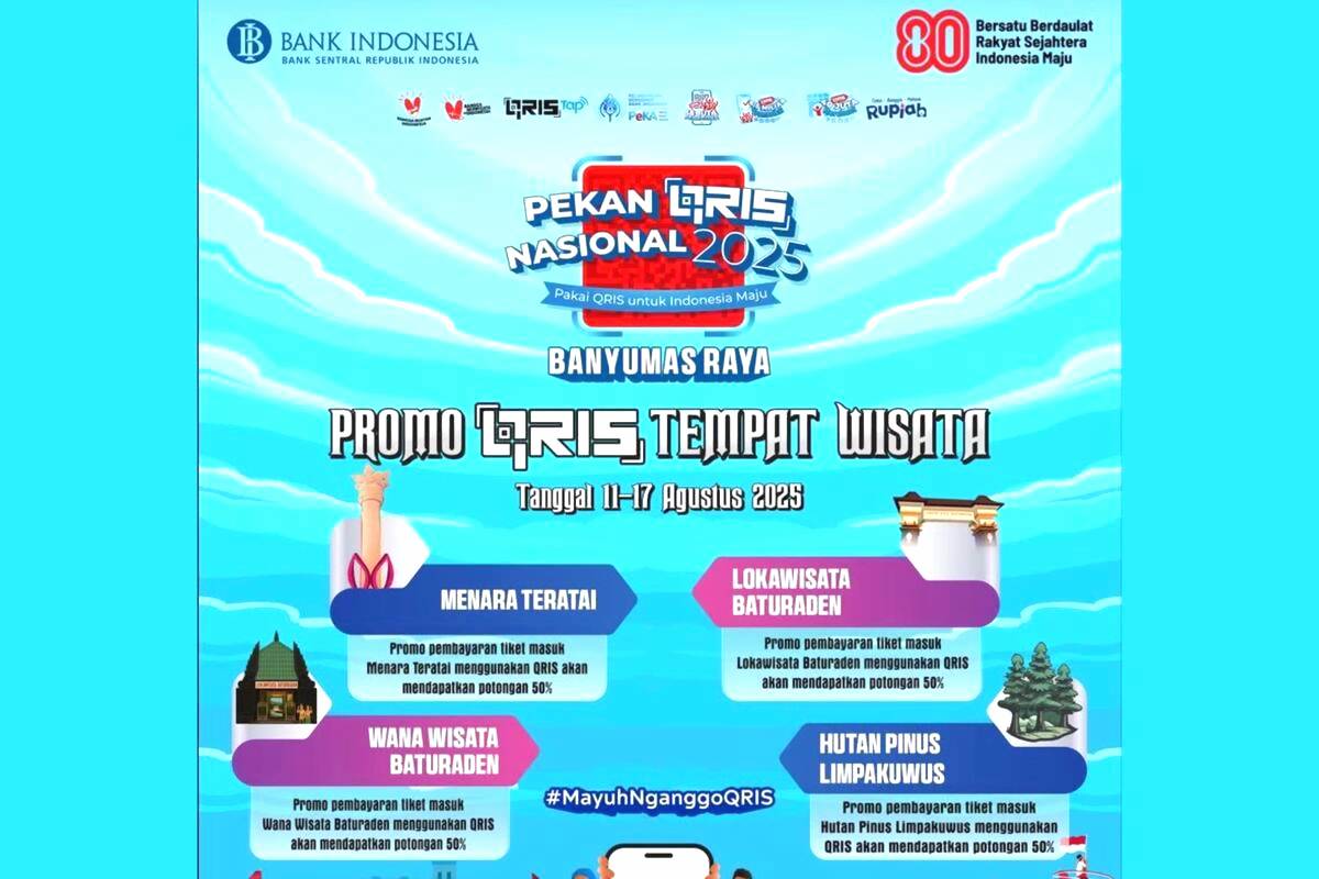 Daftar promo qris di acara pekan raya qris nasional banyumas raya 2025