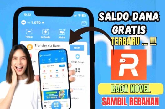 Dapat saldo dana gratis dengan unduh aplikasi penghasil uang 2025 bernama readward