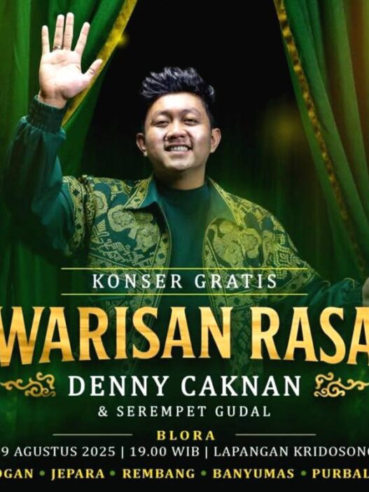 Denny caknan siap hadir di konser warisan rasa 2025 blora