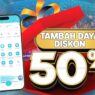 Diskon 50% tambah daya listrik
