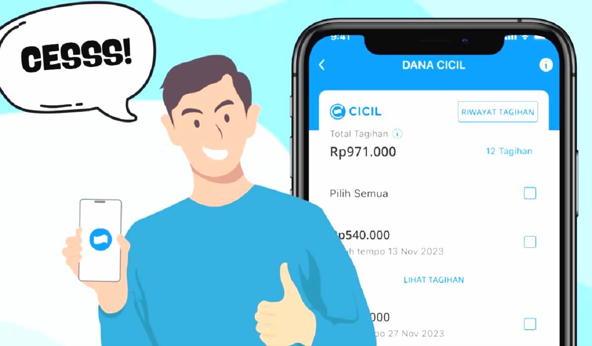 Fitur dana cicil dalam aplikasi dana premium