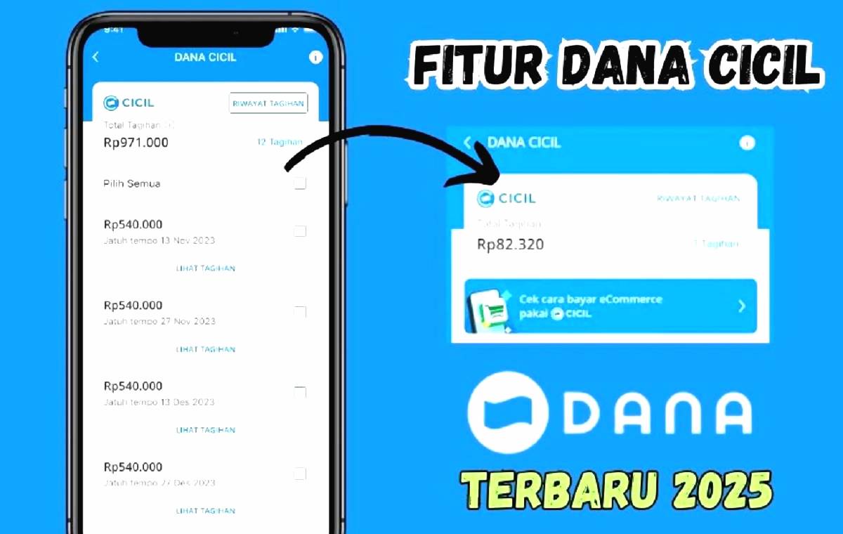 Fitur dana cicil di aplikasi dana