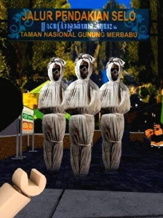 Gunung horor di roblox