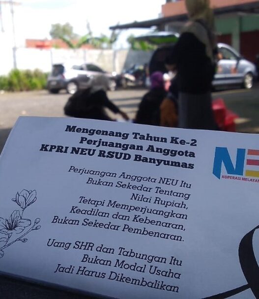 Korban kpri neu rsud doa bersama