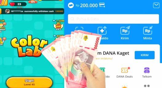 Main game penghasil uang color lab bisa hasikan saldo dana